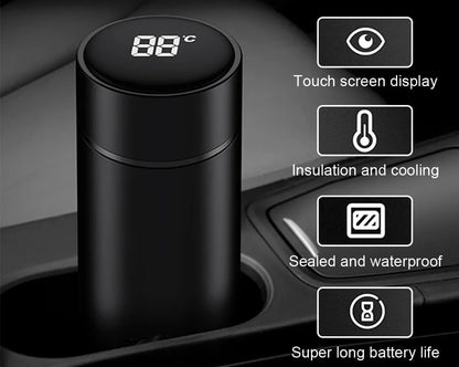 Smart thermos cup 500ml temperature display