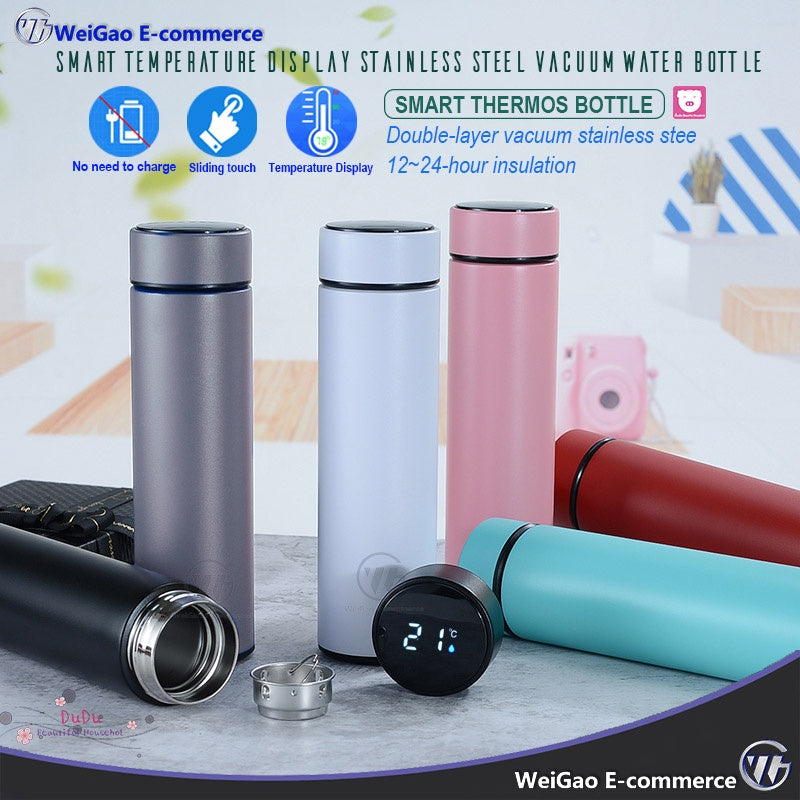 Smart thermos cup 500ml temperature display